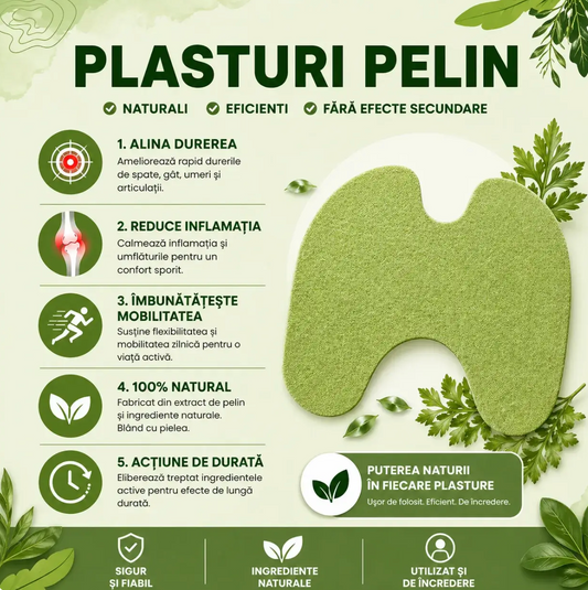 Plasturi cu extract de pelin